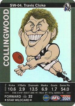 2009 Team Coach AFL Team - Star Wildcards #SW-04 Travis Cloke Front
